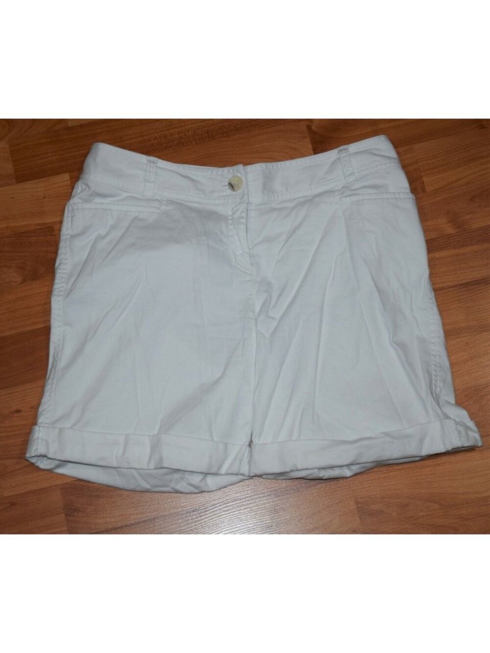 J. Jill  Women's Sz 6 White Classic Twill Shorts